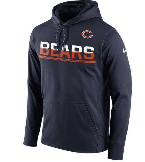 Men's Chicago Bears Nike Sideline Circuit Pullover Performance Hoodie - Navy FengYun,We sell and wholesale Men's Chicago Bears Nike Sideline Circuit Pullover Performance Hoodie - Navy FengYun on line form chian!
